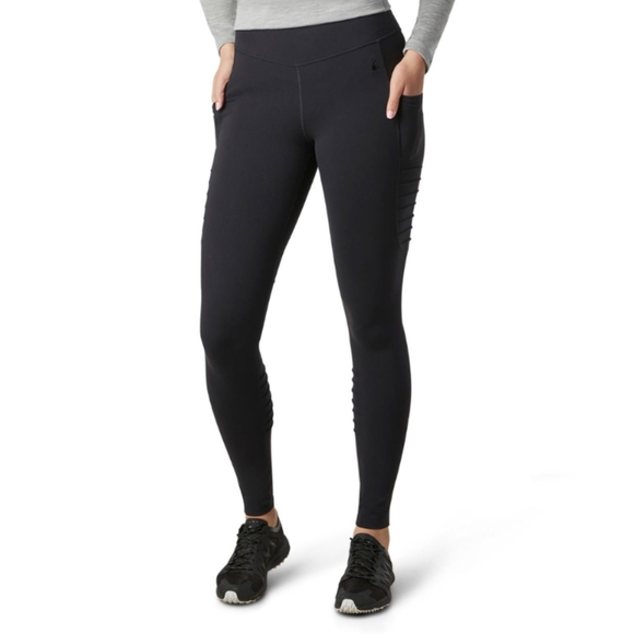 NWT Smartwool Women's Merino Sport Moto Tight Leggings XS - Picture 1 of 6